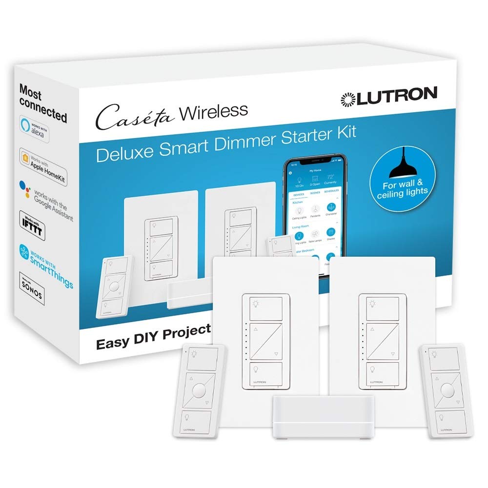 Lutron Kit interruttore dimmer intelligente Caséta Delu...