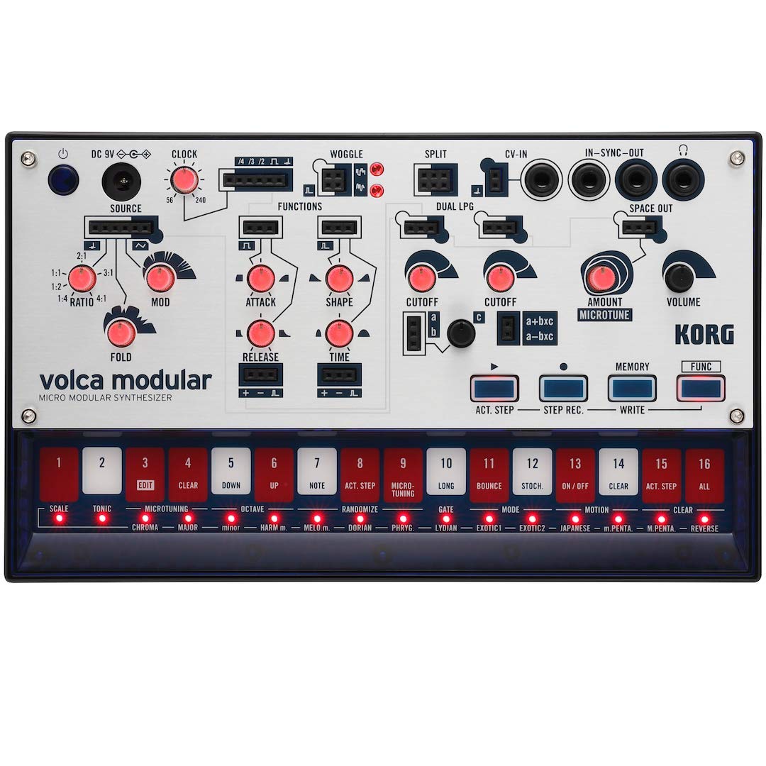 Korg Sintetizzatore semi-modulare modulare Volca con se...