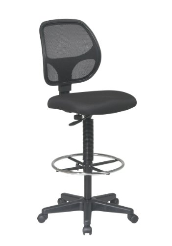 Office Star Sedia da disegno Deluxe con schienale in re...