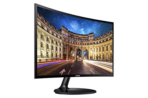 Samsung LC24F390FHNXZA 24-inch Curved LED Gaming Monitor (Super Slim Design), 60Hz Refresh Rate w/AMD FreeSync Game Mode