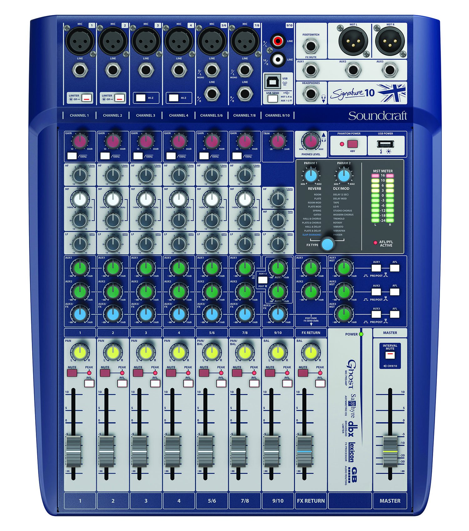 Soundcraft Signature 10 Mixer analogico a 10 canali con...