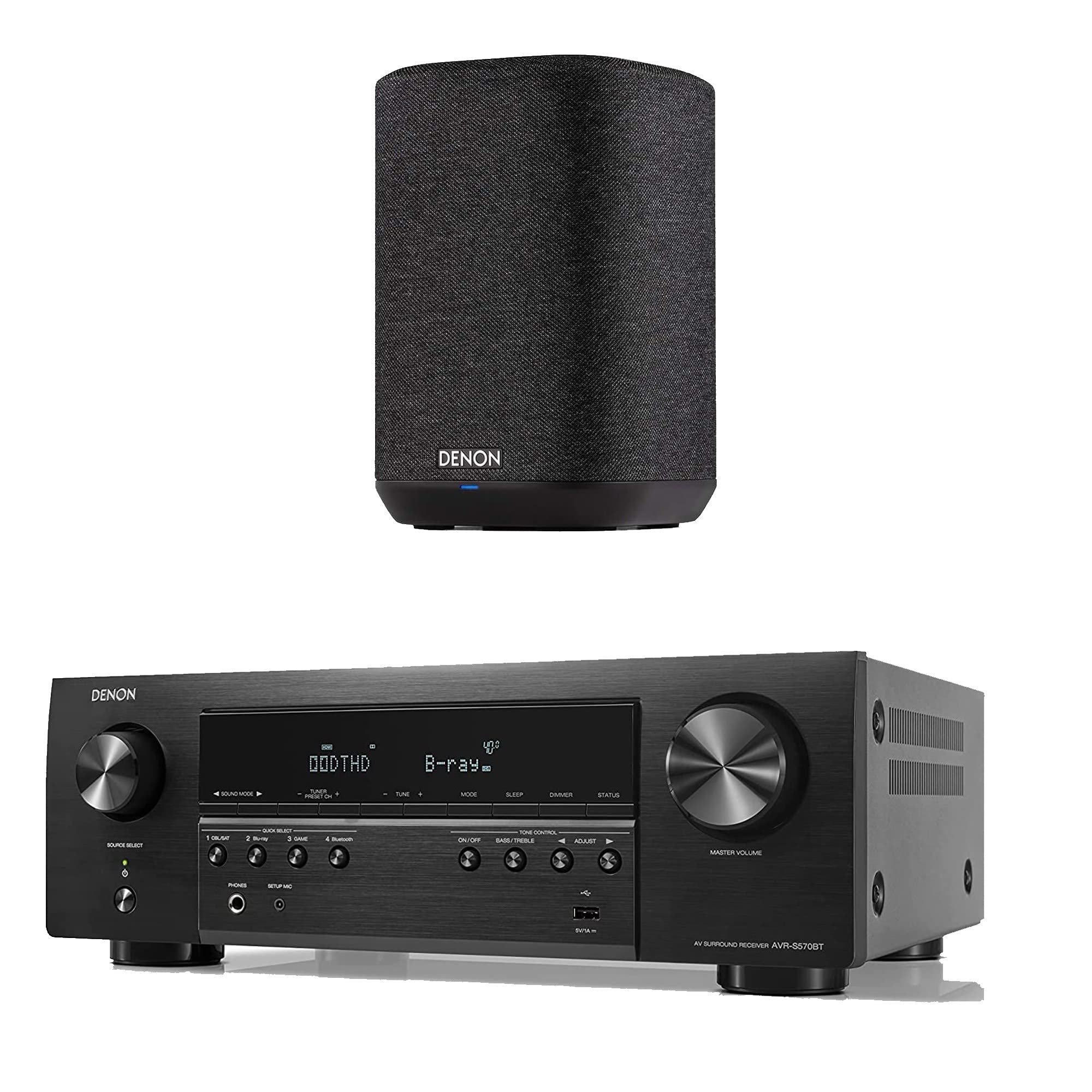 Denon Ricevitore AV AVR-S570BT a 5.2 canali - Audio e v...