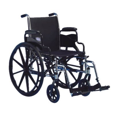 Invacare Tracer SX5 Lightweight Manual Wheelchair Seat Size: 16" W x 16" D, Arms: Flip-Back Desk Length