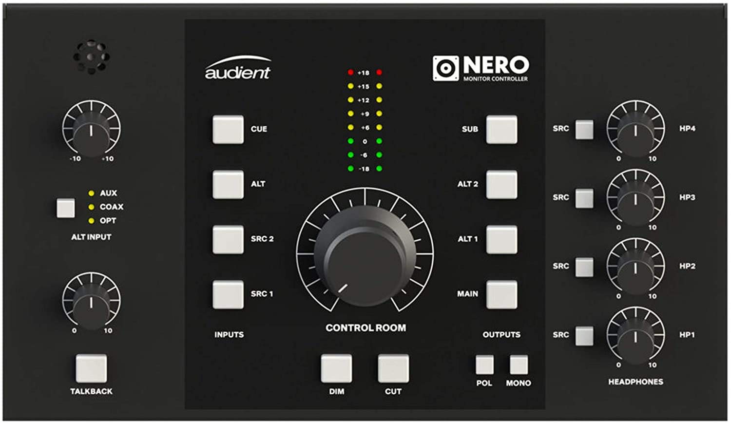 Audient Controller per monitor da tavolo Nero