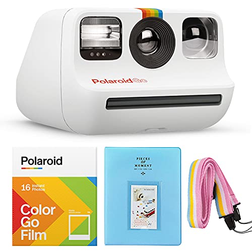 Polaroid GO Instant Mini Camera Bianca + Pellicola GO C...