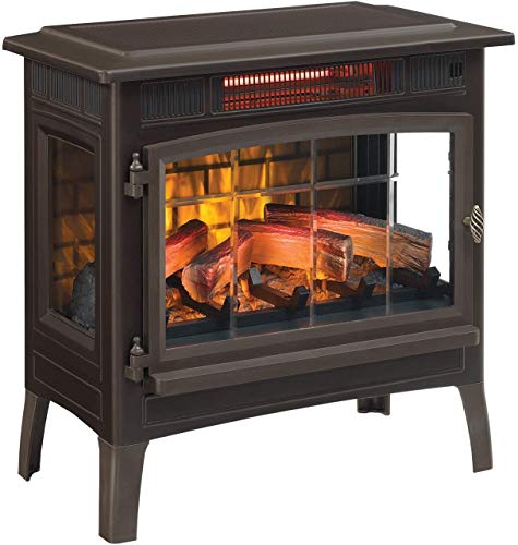 Duraflame Stufa elettrica a infrarossi 3D con telecoman...