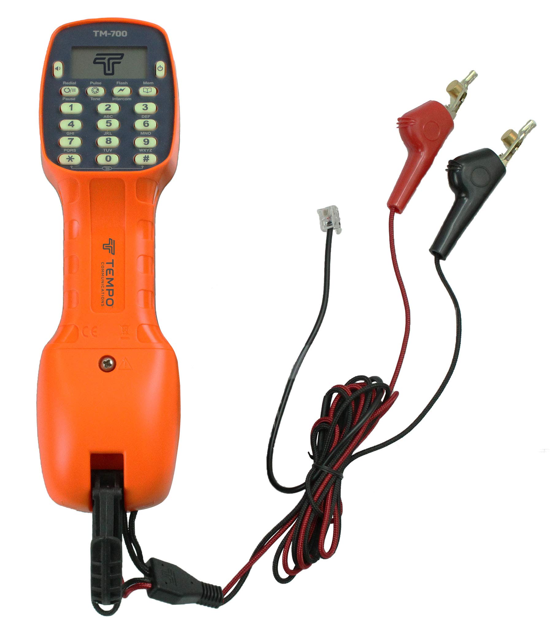 TEMPO TM-700 Lineman Telephone Test Set con display LCD...