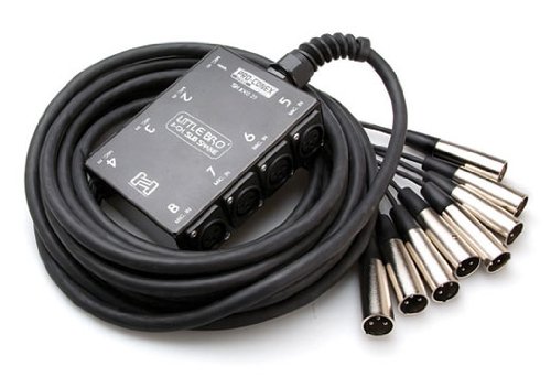 HOSA ProConex Little Bro' Sub Snakes Xlr x 8 - (25 pied...