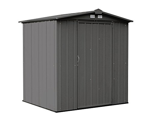 Arrow Capannone EZEE Shed 6' x 5' Charcoal Low Gable in...