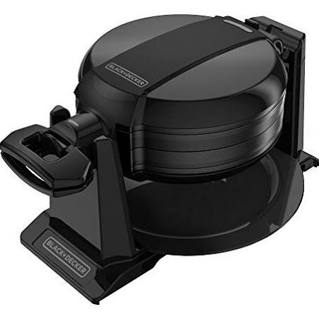 Spectrum Brands BLACK+DECKER  Double Flip Waffle Maker, Black, WMD200B