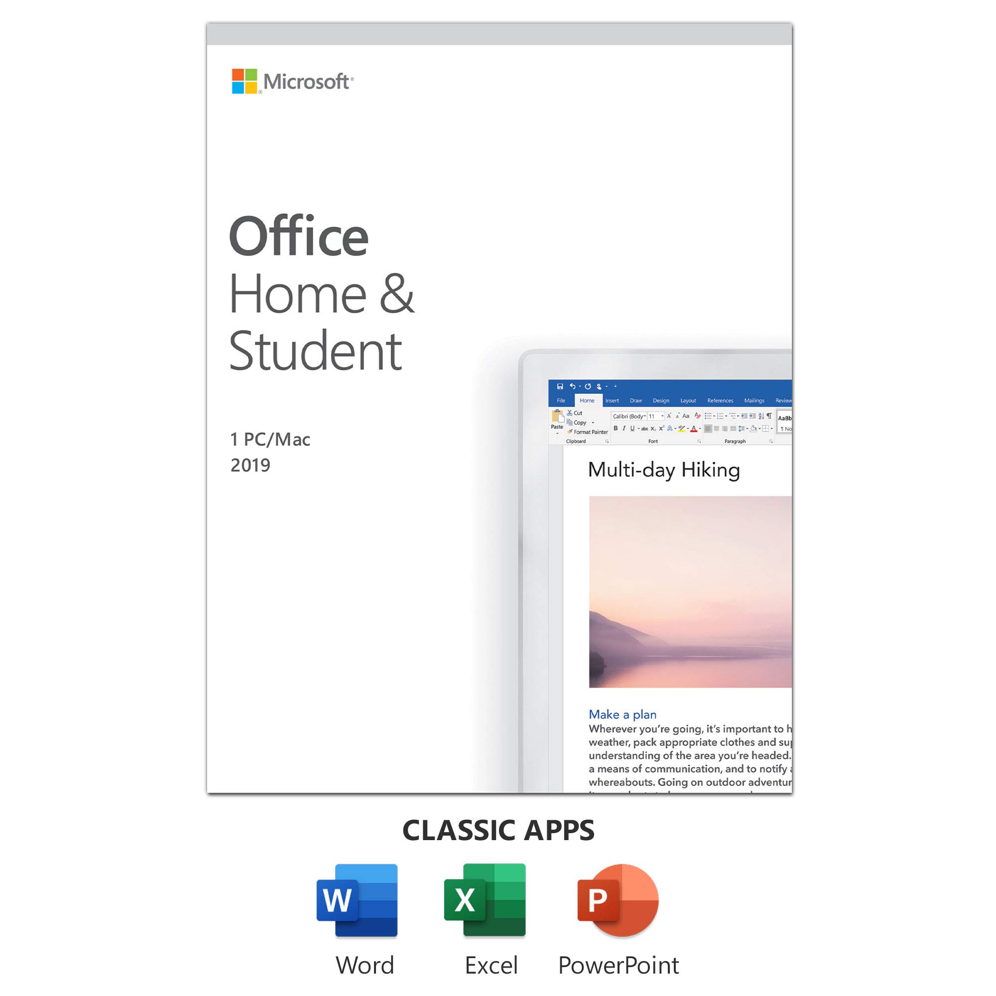 Microsoft Office 2019 Home & Student - Confezione - 1 P...