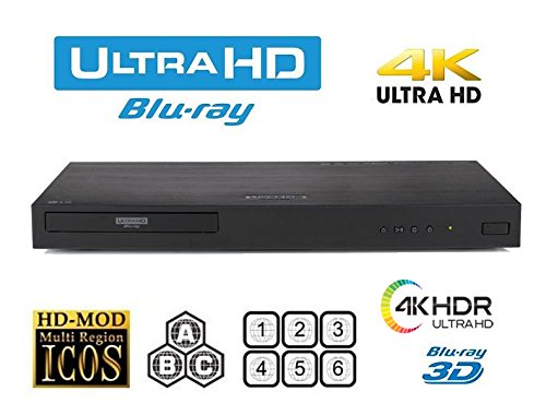 HDI Lettore DVD Blu Ray Disc LG UHD 4K Region Free - PA...