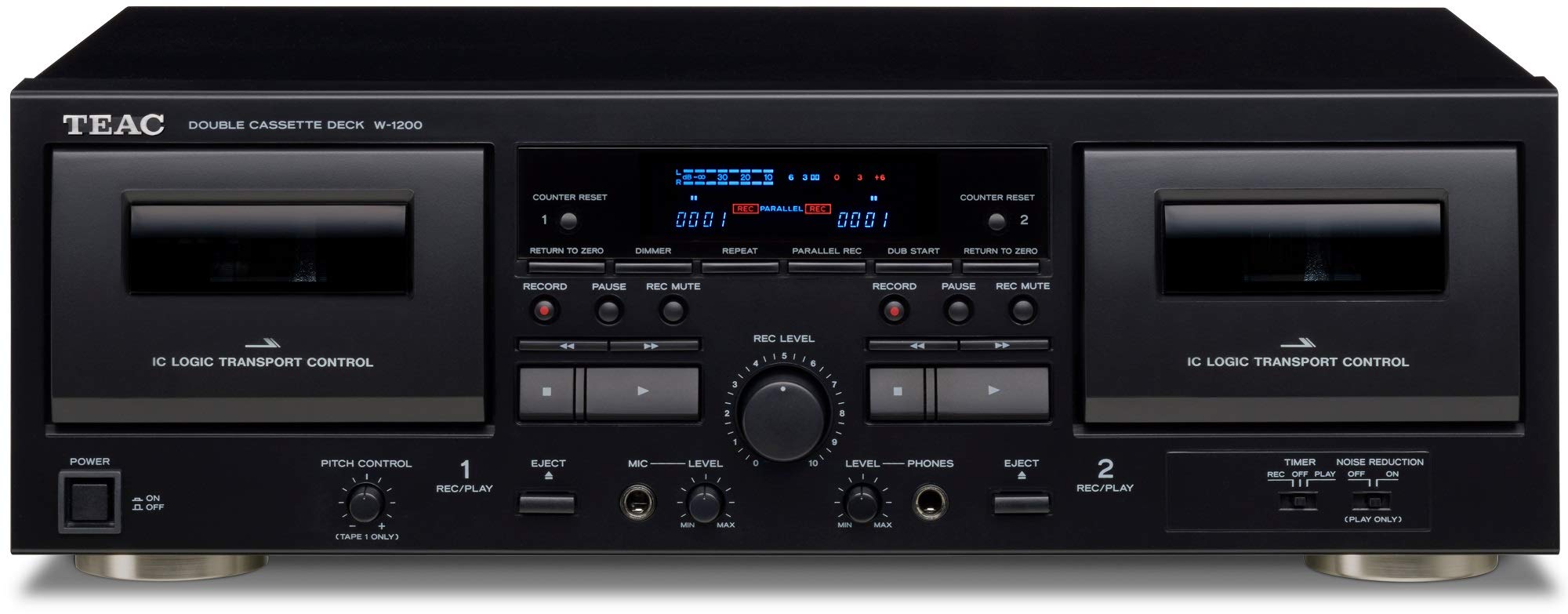 Teac W-1200 Doppio registratore a cassette con registra...