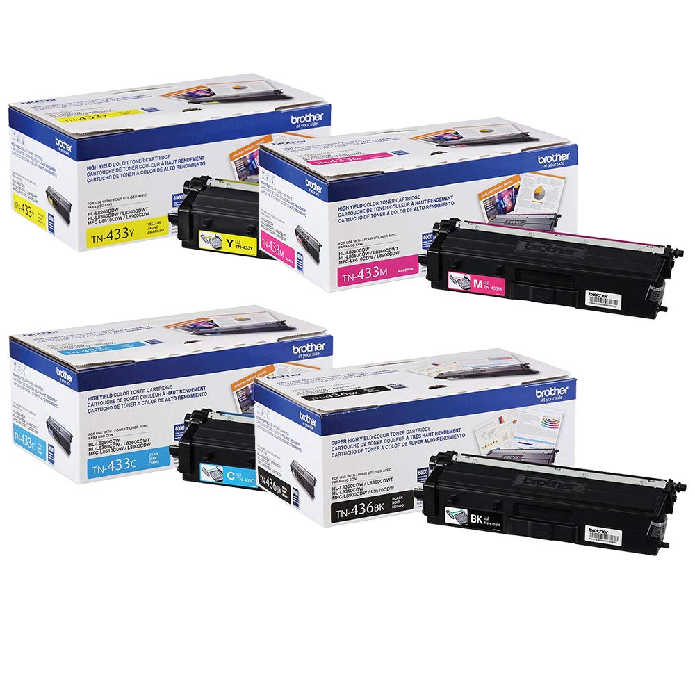 Brother Set di cartucce toner TN436BK ad altissima capa...