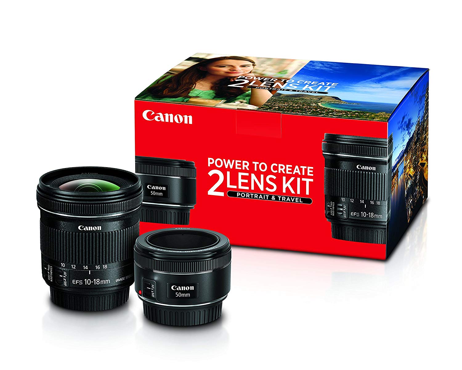 Canon Kit di lenti Portrait & Travel 2