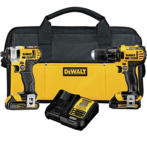 DEWALT Kit combinato trapano e avvitatore a percussione...