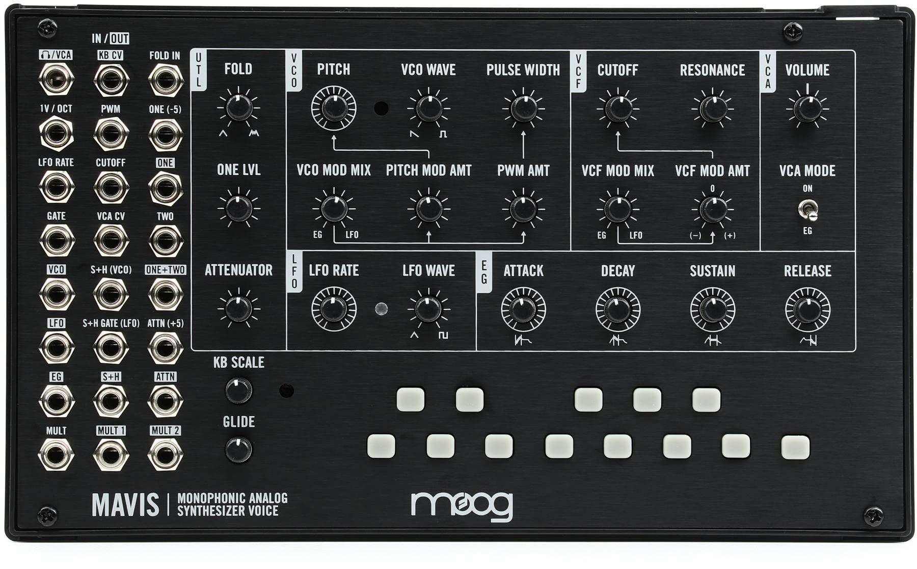 Moog Kit sintetizzatore analogico semi-modulare Mavis e...