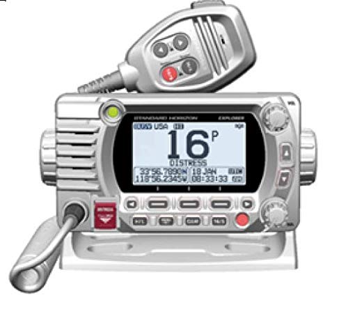 Standard Horizon GX1800GW Bianco 25W VHF/GPS/Seconda St...