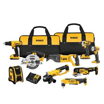 DEWALT Kit combinato 9 utensili agli ioni di litio  DCK...