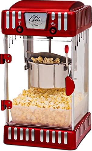 Elite Gourment Elite Gourmet EPM Macchina per popcorn a...