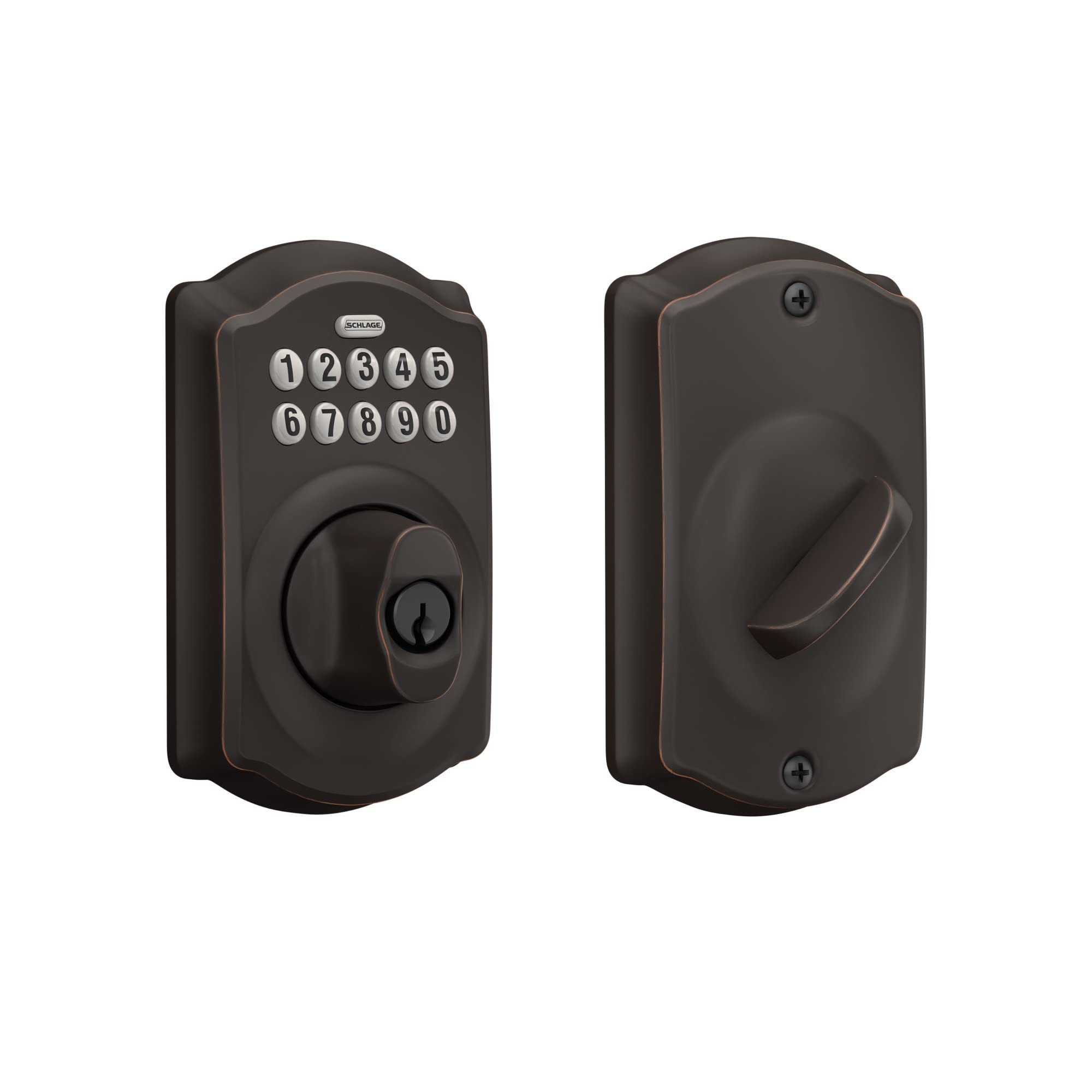 Schlage BE365 V CAM 716 Serratura a chiave con tastiera...