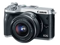 Canon EOS M6 (Silver) EF-M 15-45mm f/3.5-6.3 IS STM Lens Kit