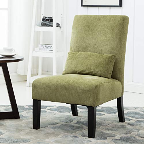 Roundhill Furniture Pisano Spring Green Fabric A...