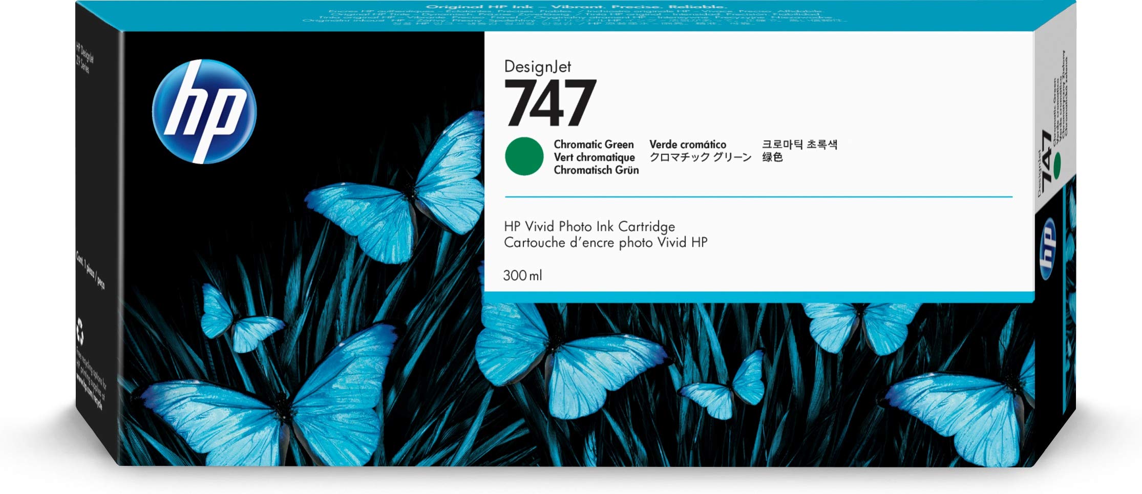 HP Cartuccia di inchiostro originale 747 Chromatic Gree...