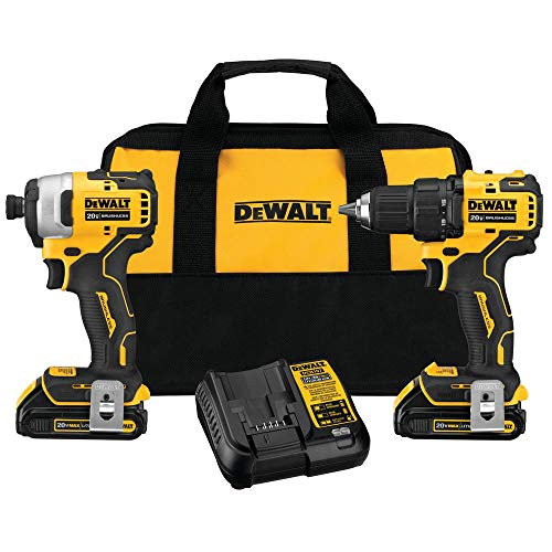 DEWALT DCK278C2 ATOMIC 20-Volt MAX Kit combinato trapan...