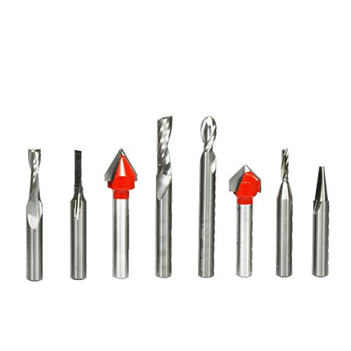 Freud-Diablo Freud 8 pezzi CNC Router Bit Set per uso g...