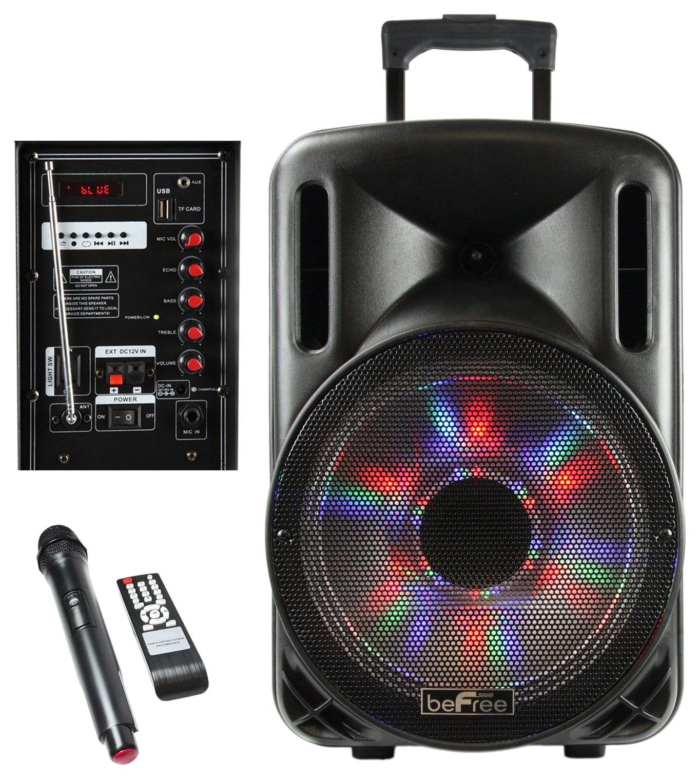 beFree Sound Subwoofer PA alimentato tramite Bluetooth ...