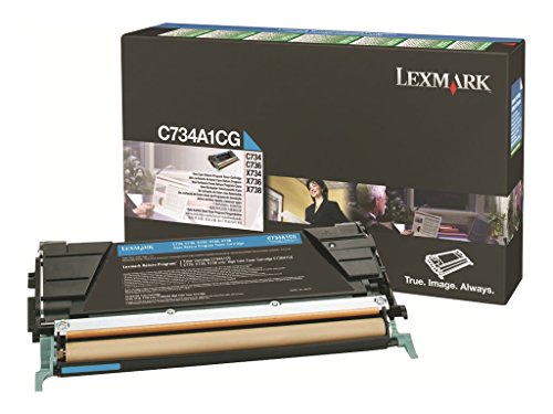 Lexmark Cartuccia toner C734A1CG ciano programma di ritorno