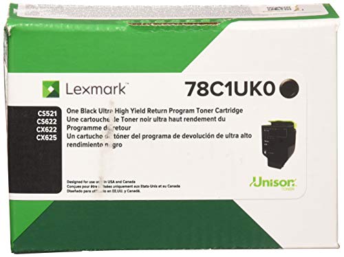 Lexmark Cartuccia toner 78C1UK0 Ultra High Yield Return...