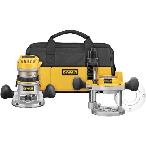 DEWALT Kit combinato fresatrice a tuffo/base fissa EVS ...