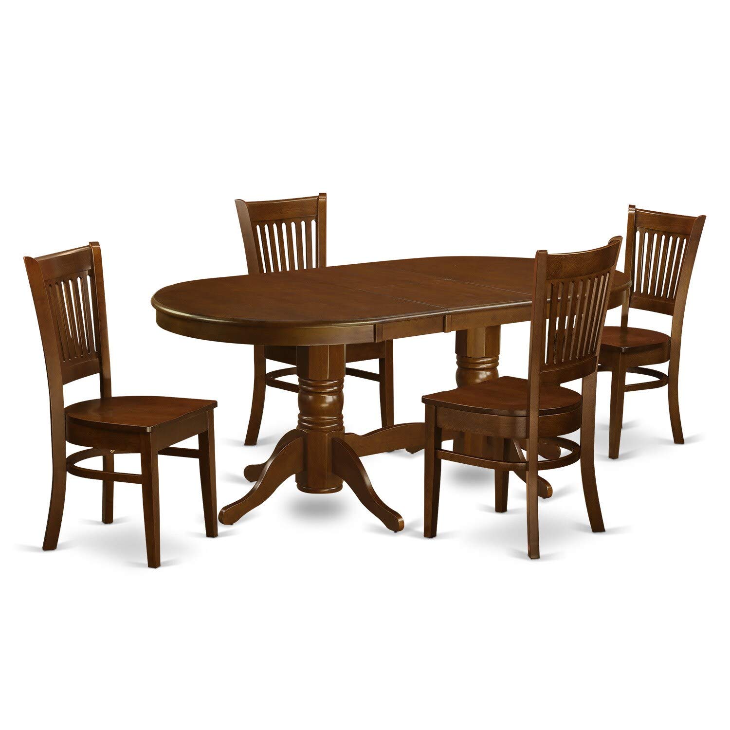 East West Furniture Il set da pranzo moderno include un...