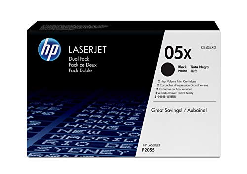 HP 05X | CE505XD | 2 cartucce toner | Nero | Alta capac...