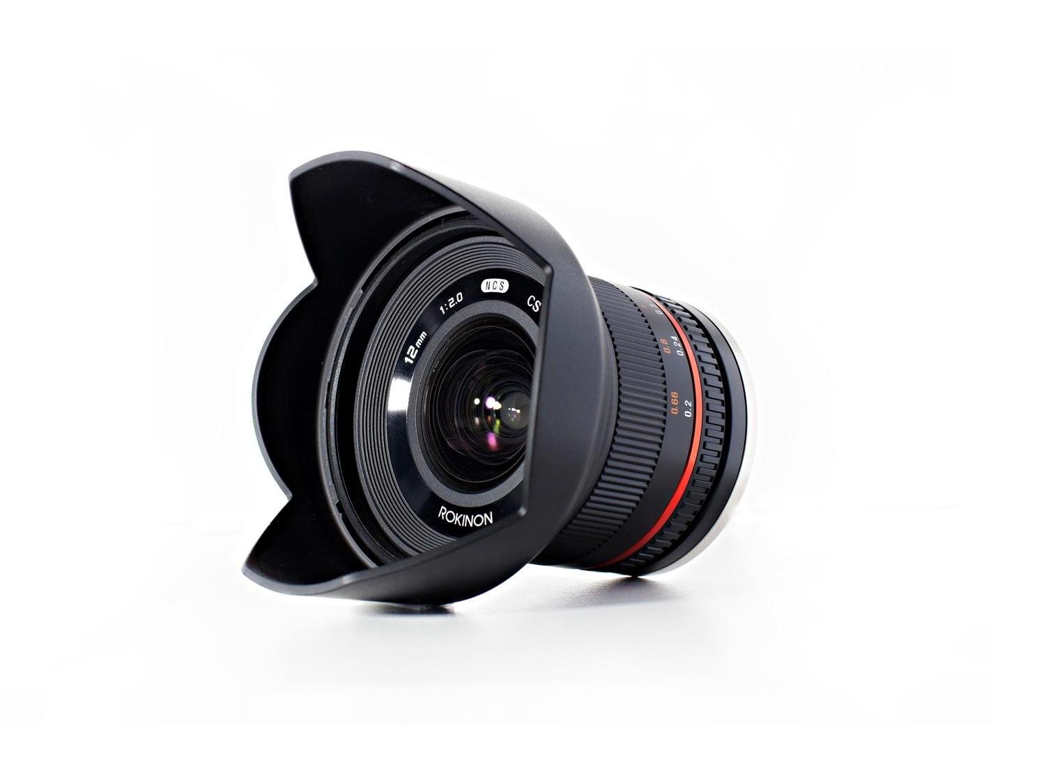 Rokinon Obiettivo ultra grandangolare 12mm F2.0 NCS CS Sony E-Mount (NEX) (nero) (RK12M-E)