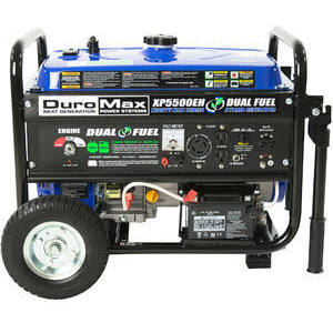 DuroMax Generatore portatile a doppio combustibile alim...