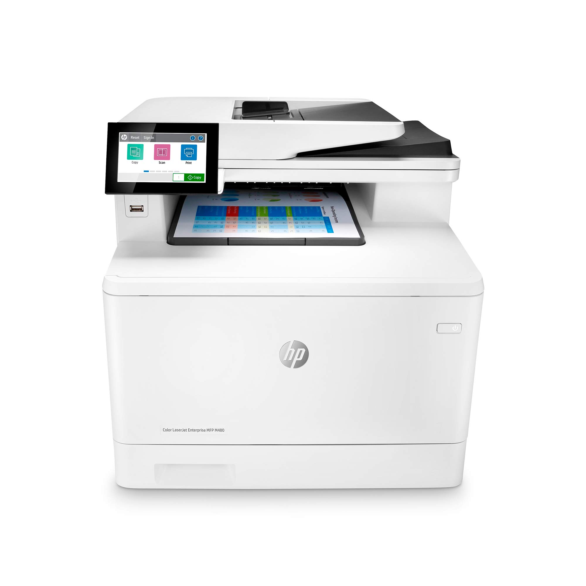 HP Stampante multifunzione duplex Color Laserjet Enterp...