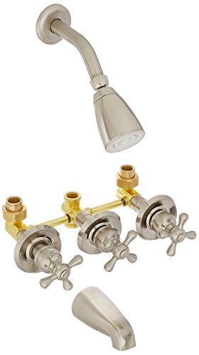 KINGSTON BRASS KB231AX Rubinetto per vasca e doccia con...