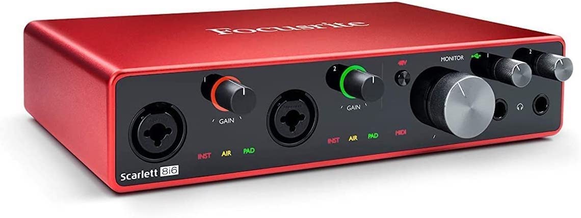 Focusrite Interfaccia audio USB Scarlett 8i6 (3a generazione) con