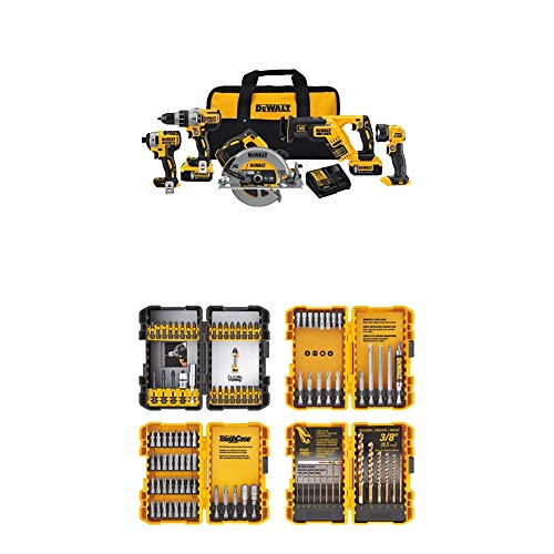 DEWALT DCK594P2 Kit combinato 5 utensili 20V Max XR