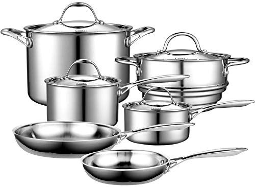 Cooks Standard Set di pentole in acciaio inossidabile m...