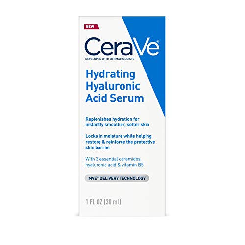 CeraVe Siero all'acido ialuronico per il viso con vitam...