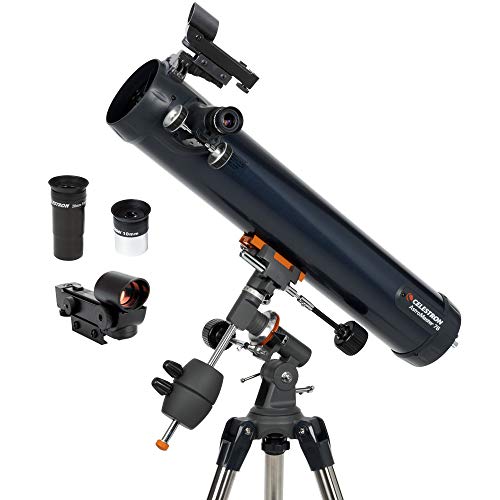 Celestron - Telescopio newtoniano AstroMaster 76EQ - Te...