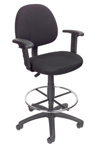 Boss Office Products Sedia da disegno Ergonomic Works senza braccioli in blu