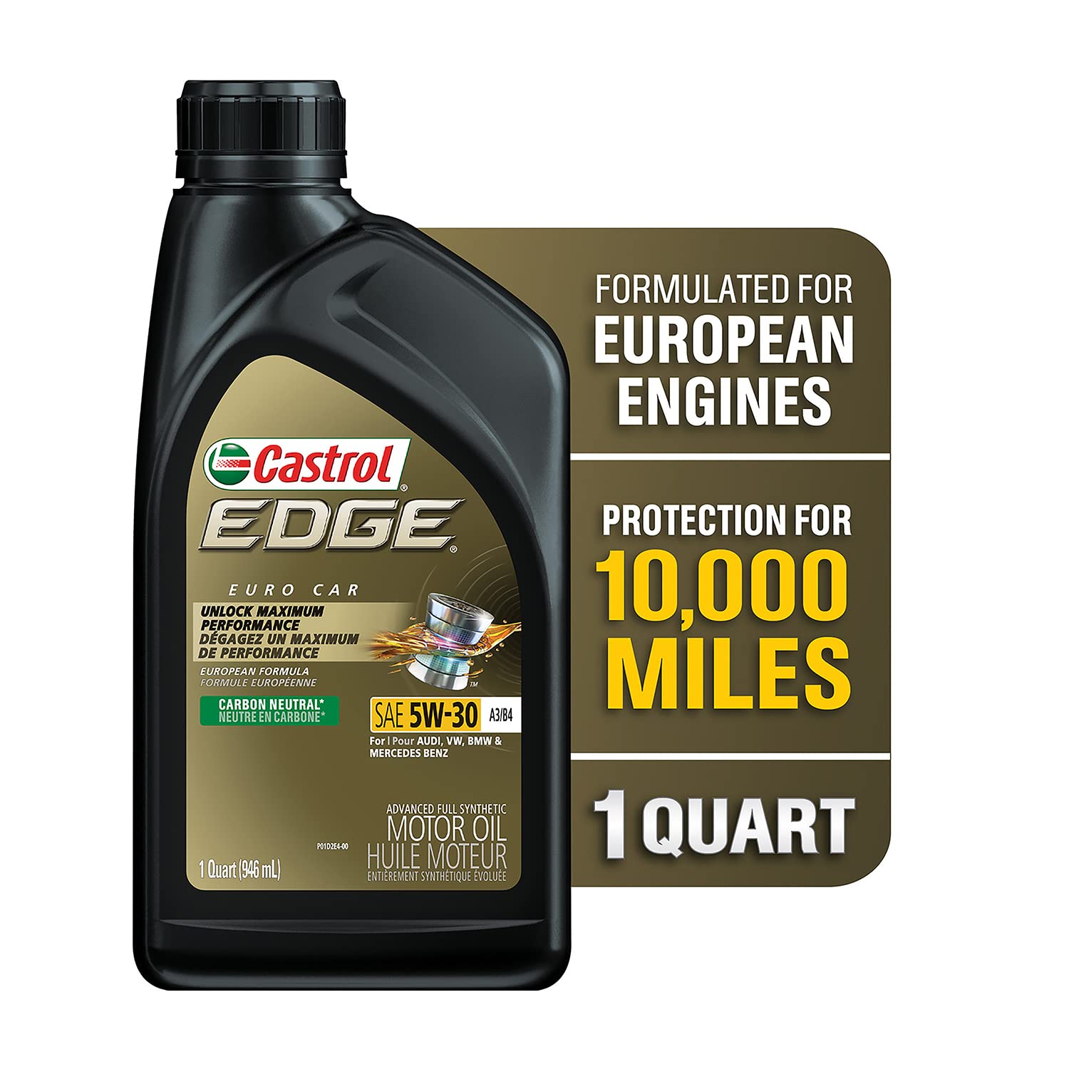 CASTROL 06159 EDGE 5W-30 C3 Olio motore completamente s...