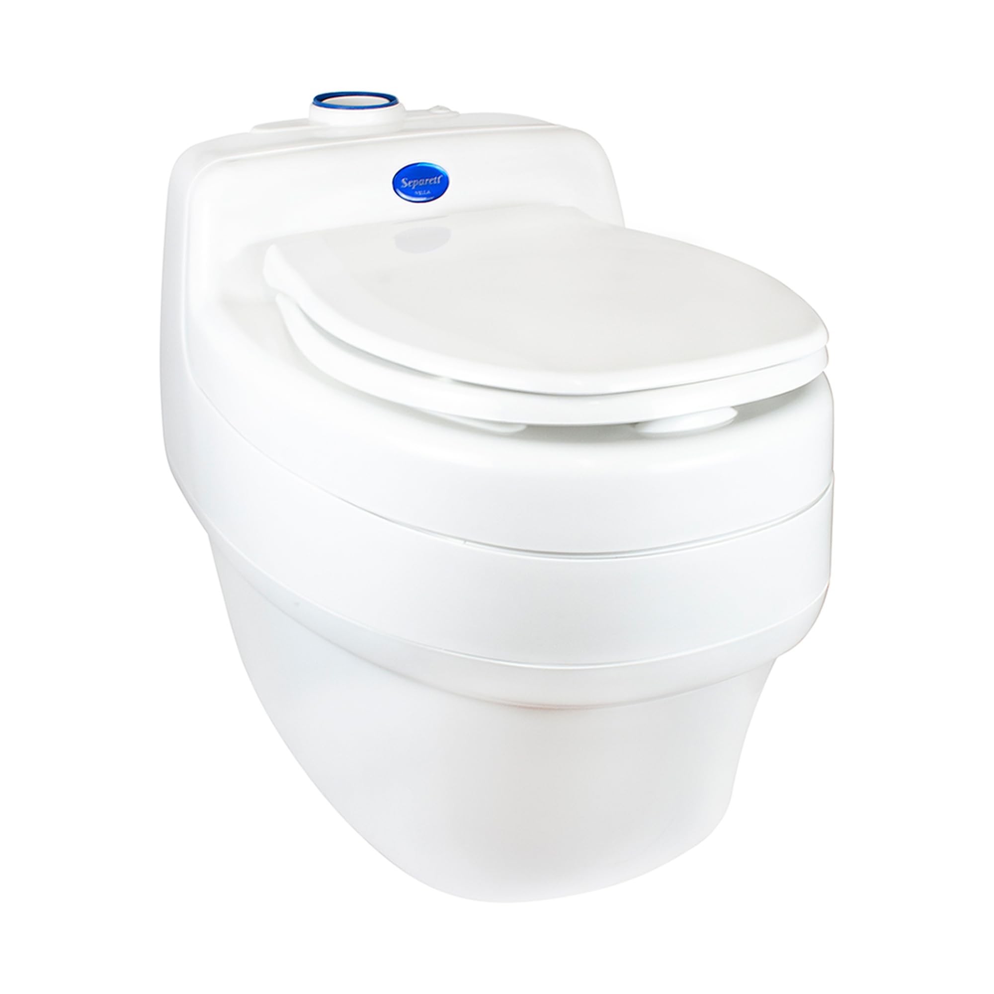 Separett Villa 9215 AC/DC 12V Toilette compostabile ad alta capacità con deviazione dell'urina senza acqua