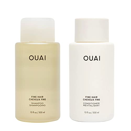 OUAI Set shampoo + balsamo. Senza solfati. 10 oz ciascu...