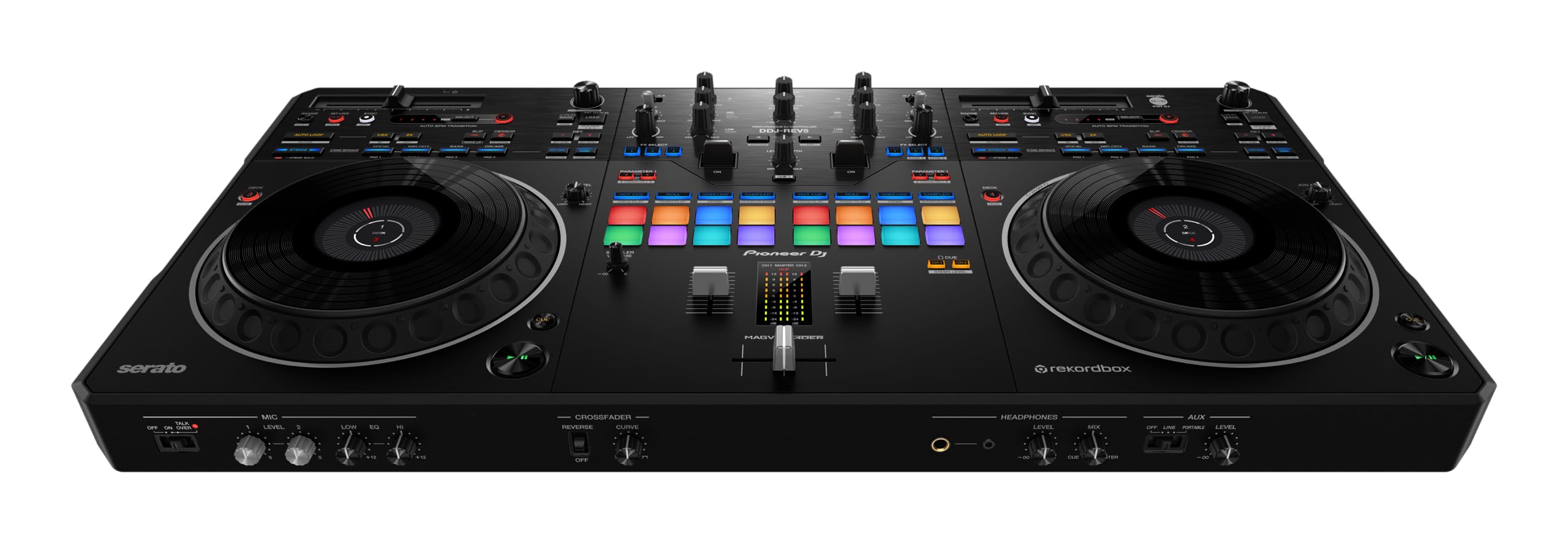 Pioneer DJ DDJ-REV5 Controller DJ a 4 deck con separazi...